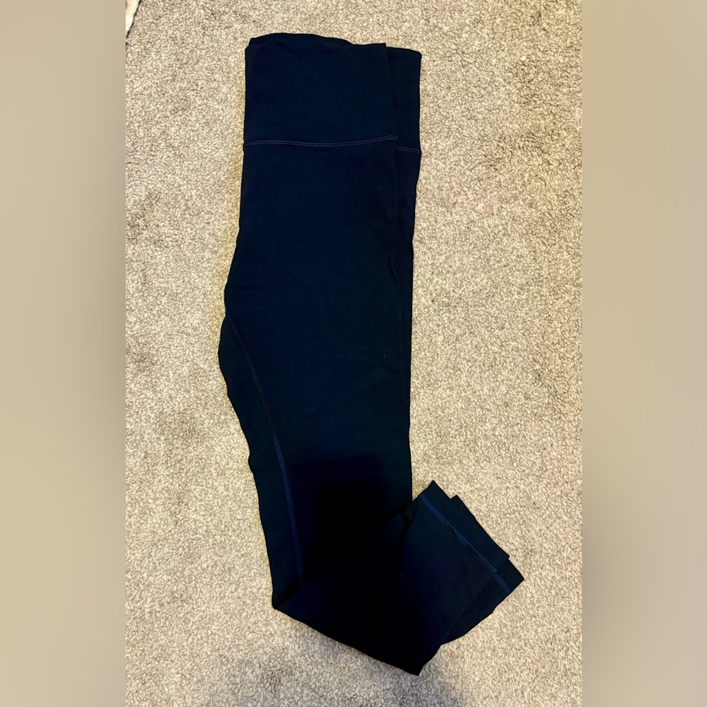 Lululemon Wunder Under Navy Leggings